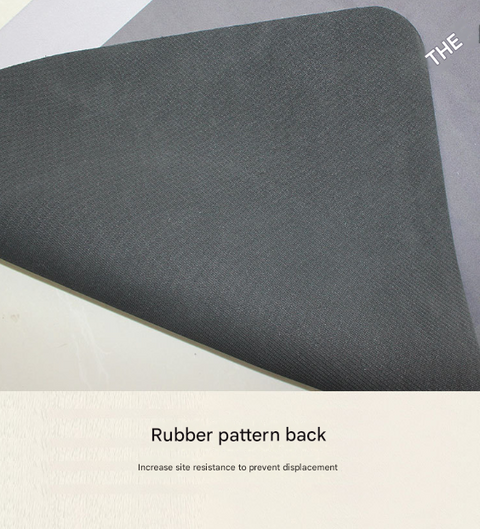 Brown Kitchen Countertop Drainage Mat Absorbent Quick Dry Tech Velvet Dish Drying Pad 40x60cm(CD0077-3)