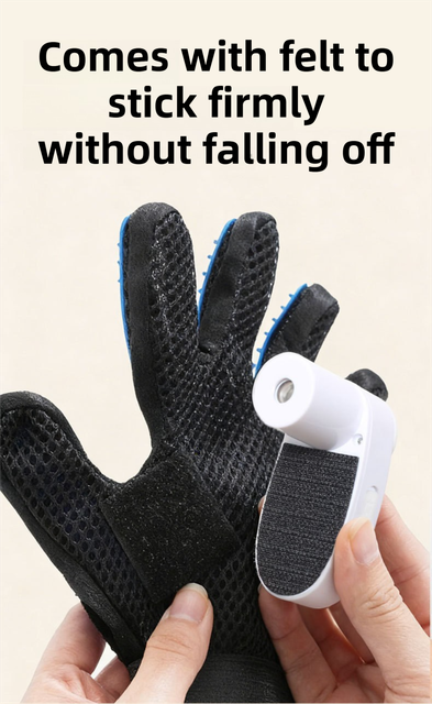 2PCS Black Blue Pet Grooming Spray Glove with Pink & White Detachable Typec Mister - TPR Soft Deshedding & Massage Brush Glove for Cats and Dogs, Anti Static Spray to Reduce Flying Fur and Easy to Clean