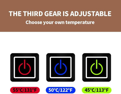 1 Pairs Wireless Electric 3 Levels Heated Fingerless Gloves  with Windproof Waterproof PU Leather, USB-C Rechargeable Outdoor Activities Hand Warmer for Men Women Riding Home Office
