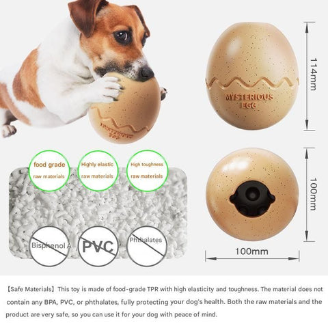 2-piece Pink Dinosaur Egg Dog Slow Feeder Toy Set with Cleaning Brush - TPR Interactive Treat Dispenser for Mental Stimulation, Anxiety Relief and Healthy Digestion - Includes Extendable Brush for Easy Cleaning