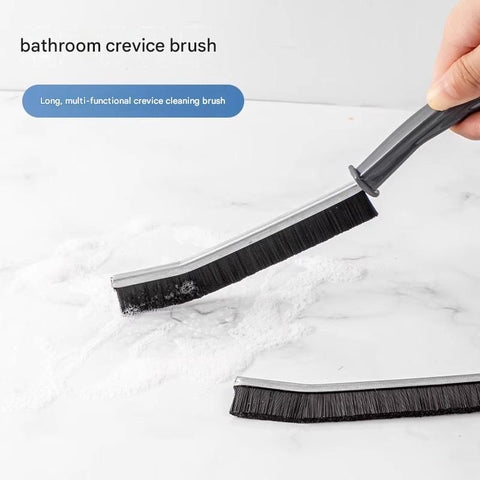 8-Piece   Cleaning Brush Set（Includes 8 transparent hooks） - Stainless Steel Scraper, Brass, Carbon Steel and Nylon Bristles - Multi-Purpose Scrubber for Kitchen Stove, Bathroom Tiles and Grout - Space Saving Design
