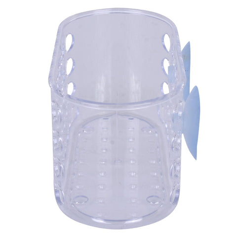 Small Shower Basket Soap Holder Kitchen Organizer with Suction Cups