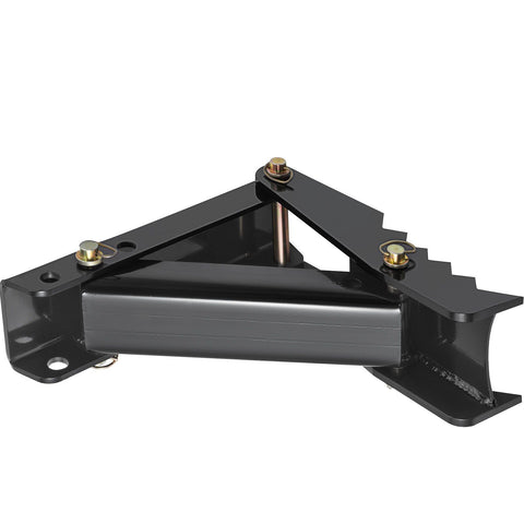45.7 cm Backhoe Thumb, 12 mm Teeth Thickness Heavy Duty Excavator Thumb, Black Steel Weld On Thumb Attachments with 12mm Bolt-On Design Adjustable Mechanical Thumb for Backhoe/Excavator