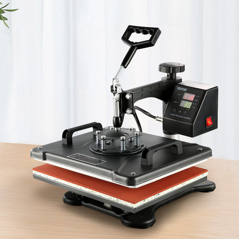 VEVOR 1400W Heat Press Machine 8 In 1 Sublimation Steel Frame Heat Presses with Temperature And Time Control (12X15INCH 8IN1)