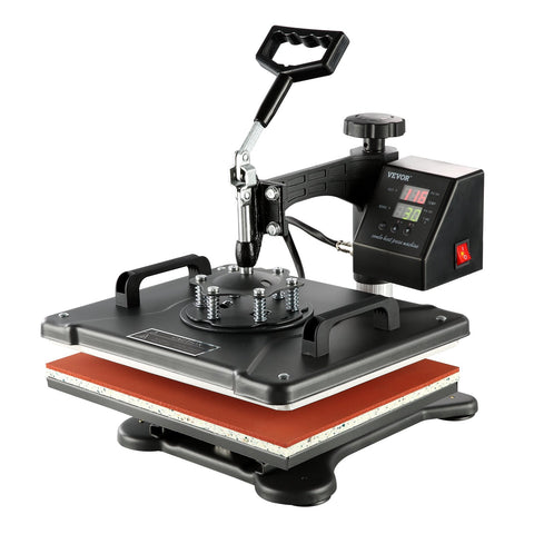 VEVOR 1400W Heat Press Machine 8 In 1 Sublimation Steel Frame Heat Presses with Temperature And Time Control (12X15INCH 8IN1)