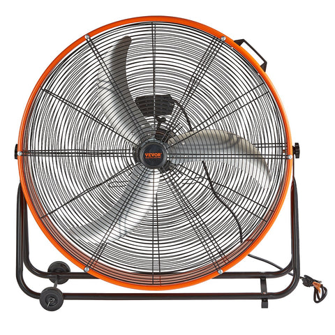 Drum Fan 30 Inch High Velocity Industrial Use 3-Speed 13000CFM for Warehouse