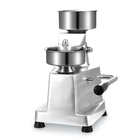 Commercial Burger Patty Maker, 100mm Hamburger Beef Patty Maker, Heavy Duty Food-Grade Stainless Steel Bowl Burger Press Machine, Kitchen Meat Forming Processor with 1000 Pcs Patty Papers