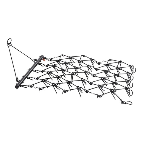 Drag Harrow, 1.2x1.7m Durable Chain Harrow with 80 Sharp Teeth, Suitable for ATV UTV Tractor, Ideal for Soil Preparation, Seeding, Smoothing Landscapes, and Yard Gravel Driveway Maintenance