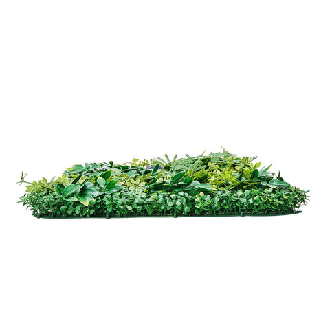 Artificial Grass Wall Panels, 12 PCS 20 x 20 inch, 3D Combination Greenery Boxwood Panel for Indoor Outdoor Green Decor & Ivy Fence Covering, Privacy Backdrop Wall Hedge Screen for Garden