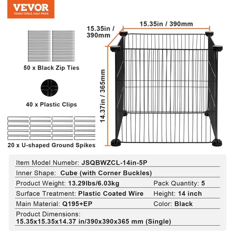 5 Pack Plant Protector from Animals, 390 mm x 390 mm Chicken Wire Plant Protector, Plant Cages for Outdoor Plants, Flowers & Vegetables, Keeps Bunny Chicken Squirrels Out, 20pcs Metal Mesh
