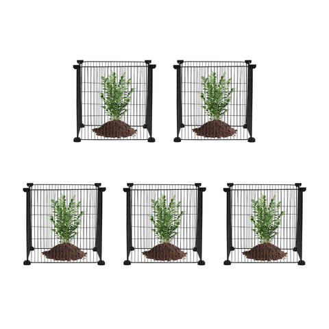 5 Pack Plant Protector from Animals, 390 mm x 390 mm Chicken Wire Plant Protector, Plant Cages for Outdoor Plants, Flowers & Vegetables, Keeps Bunny Chicken Squirrels Out, 20pcs Metal Mesh