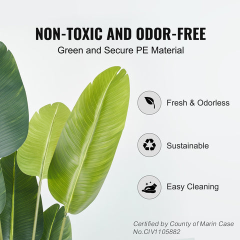 Artificial Birds Of Paradise Tree, 1.5m Tall Faux Plant, PE Material & Anti-Tip Tilt Protection Low-Maintenance Plant, Lifelike Green Fake Tree for Home Office Warehouse Decor Indoor Outdoor