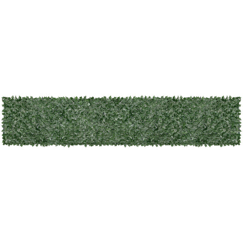 Ivy Privacy Fence, 39 x 198in Artificial Green Wall Screen, Greenery Ivy Fence with Mesh Cloth Backing and Strengthened Joint, Faux Hedges Vine Leaf Decoration for Outdoor Garden, Yard, Balcony