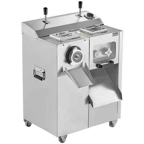 VEVOR Commercial Electric Meat Grinder Slicer 6.35 kg/Min Sausage Stuffer Maker