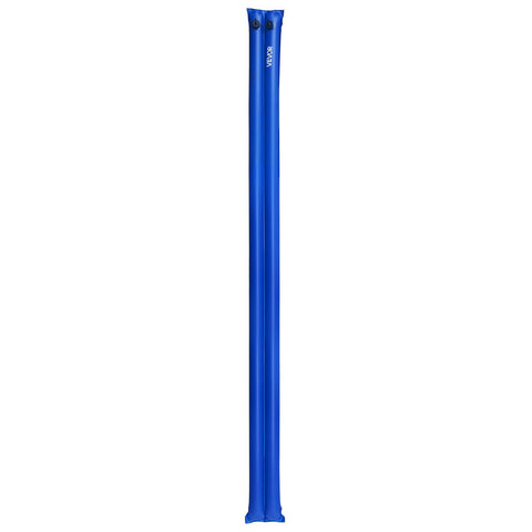Pool Cover Water Bags, 5 Packs 2560 mm, Double Chamber Pool Cover Water Tubes, 0.4mm Thick PVC Bags Weights with Leakproof Screw Cap, for Inground Swimming-Pool Covers Winter Closing, Blue