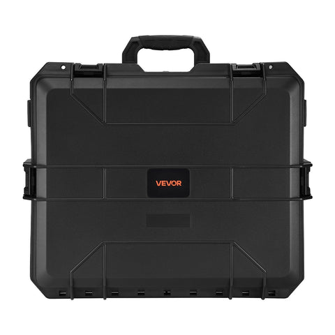 Hard Pistol Case, Heavy Duty Hard Gun Case with XPE Foam Lining, Waterproof Pistol Storage Box with Customizable Interior & Handle for Gun, Lenses, Camera, Gear, TSA Compliant, 556x455x225 mm