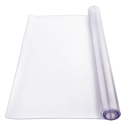 Plastic Table Cover, 42 x 60 Inch 2.0 mm Thick Clear Table Protector, Rectangle PVC Desk Mat, Waterproof & Easy Cleaning Desk Pad Tablecloth, for Office Dresser Dining Room Table Night Stand
