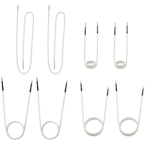 Induction Heater Inductor Coil Kits, Magnetic Mini Induction Heater Kit, Flameless Heat Accessories 8pcs, Heat Resistant Induction Heater Tool with Flexibility For Removing Rusty Bolts and Nuts