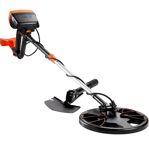 Metal Detector for Adults & Kids, 8", Professional Adjustable Higher Accuracy Gold Detector, IP68 Waterproof Coil with LCD Display Advanced DSP Chip, for Detecting Gold Coin Treasure Hunting