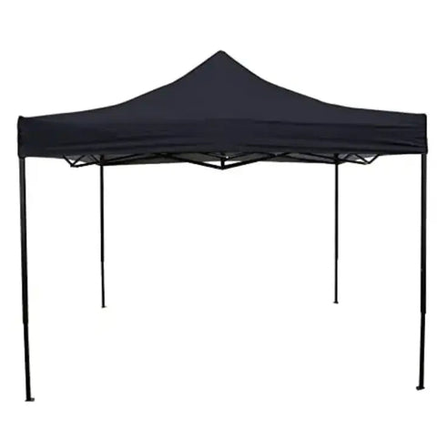 Portable Water-Resistant Gazebo 3x6 M - Black / With Sidewalls