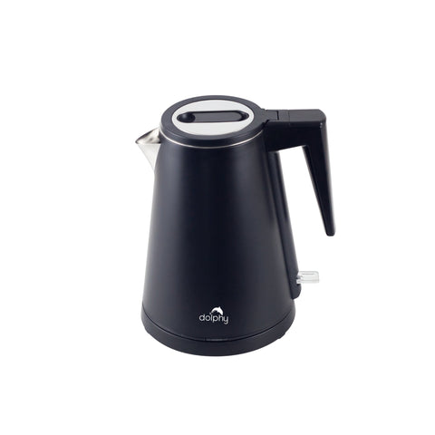 0.8L Stainless Steel Kettle - Black
(Double Layer)
