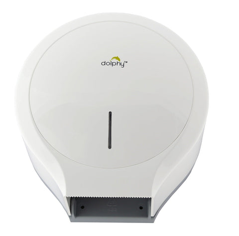CLASSIC Jumbo Toilet Paper Roll Dispenser - White