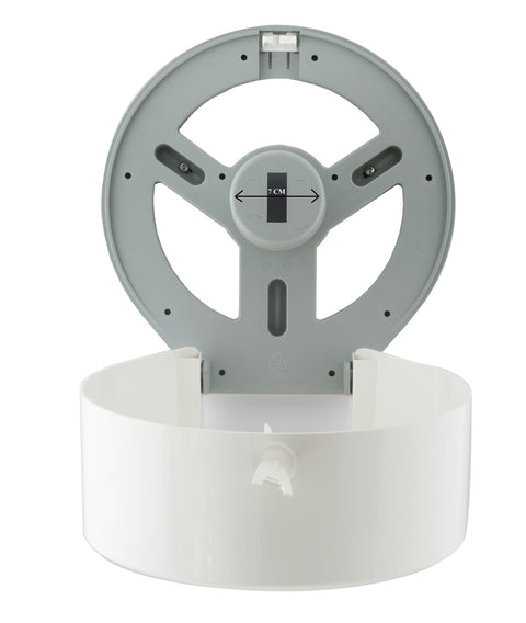 CLASSIC Jumbo Toilet Paper Roll Dispenser - White