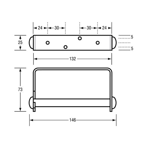 Stainless Steel Toilet Roll Holder
