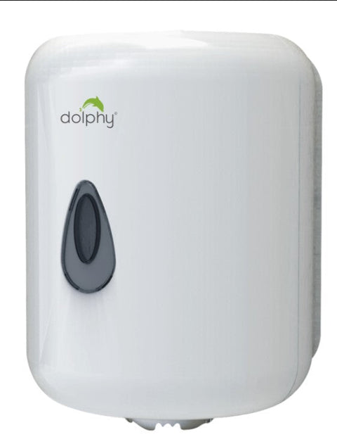 Center-Pull Paper Dispenser - White