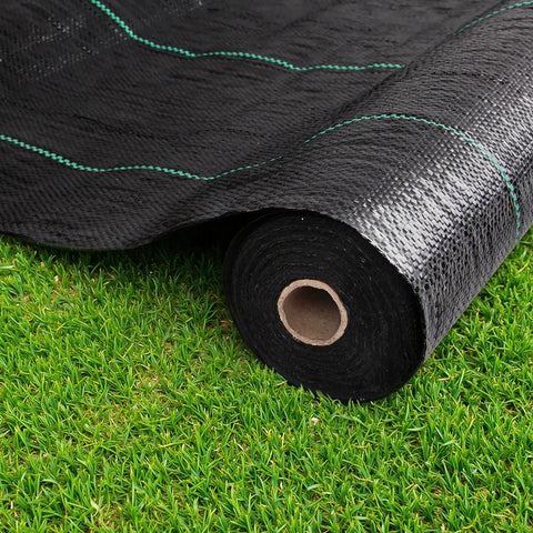 Instahut 2x50m Weed Mat 110GSM Weed Control Mat Plant