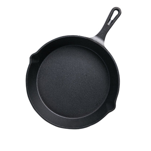 26cm Round Cast Iron Frying Pan Skillet with Handle