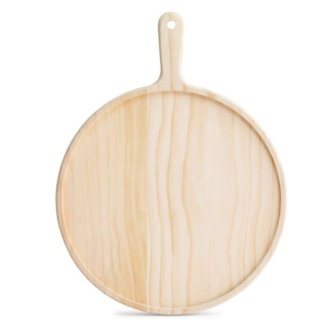 9 inch Round Premium Wooden Board Paddle