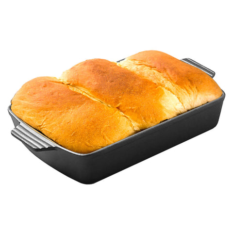 38cm Cast Iron Rectangle Bread Baking Dish