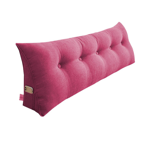 150cm Pink Wedge Bed Cushion