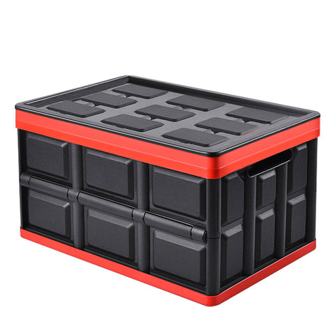 30L Collapsible Car Trunk Storage Box Black