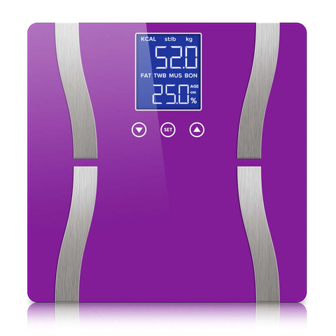 Digital Body Fat Scale Purple