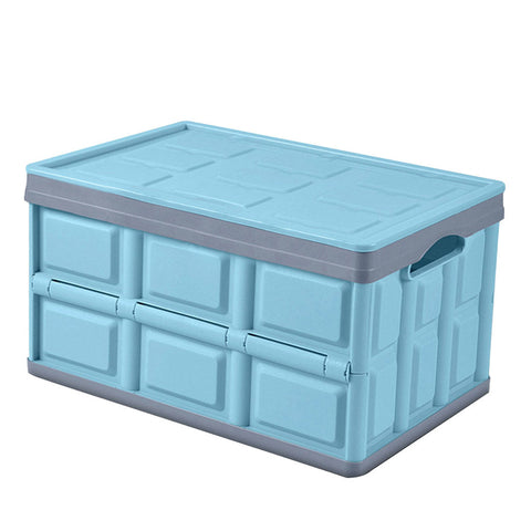30L Collapsible Car Trunk Storage Box Blue