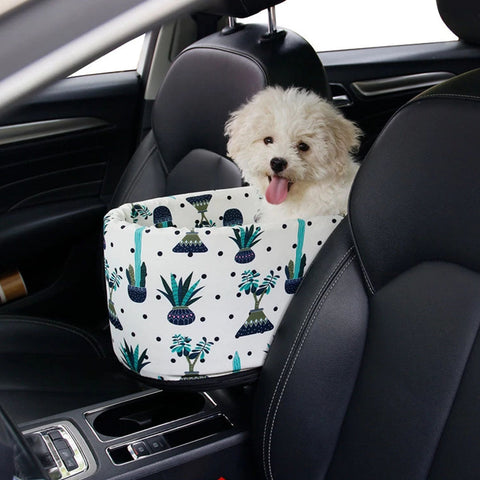 Car Pet Bag with Botanical Print