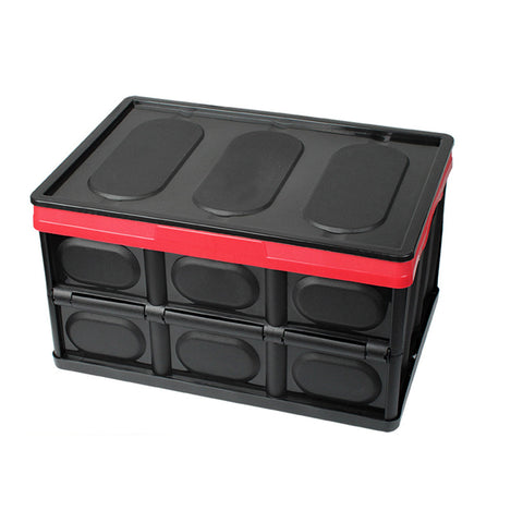 30L Collapsible Car Trunk Storage Box Black