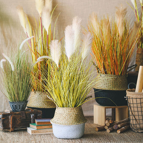 137cm Artificial Indoor Potted Reed Bulrush Grass
