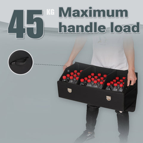 Car Boot Storage Box with Lock Large