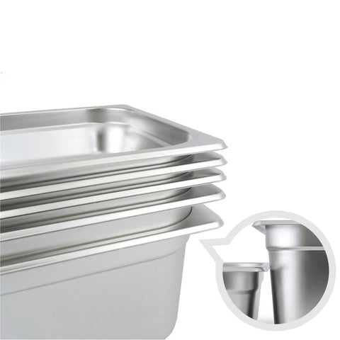 Gastronorm GN Pan Full Size 1/3 GN Pan 10cm Deep