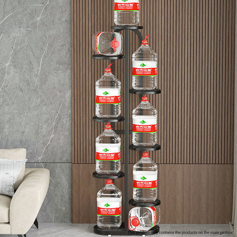 8 Tier Black Round Metal Plant Rack
