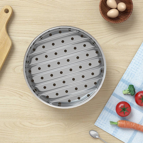 3 Tier Stainless Steel Steamers With Lid 28cm