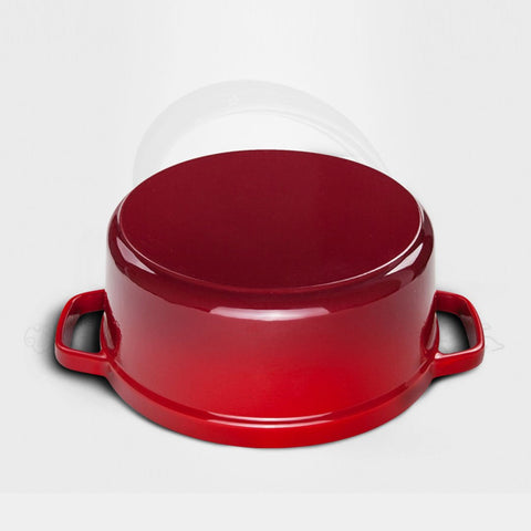 Cast Iron Porcelain Casserole 2.7L Red 22cm