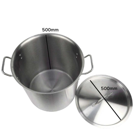 98L Top Grade 18/10 Stainless Steel Stockpot No Lid