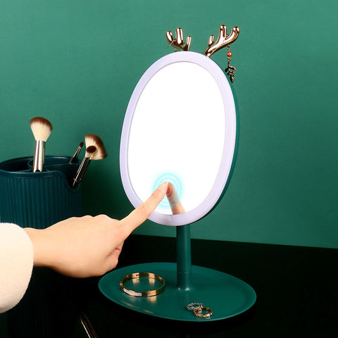 Green Antler LED Light Makeup Mirror