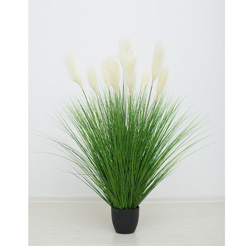 137cm Artificial Indoor Potted Bulrush Grass Tree
