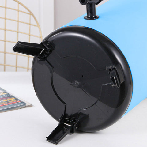 18L Stainless Steel Milk Tea Barrel with Faucet Blue