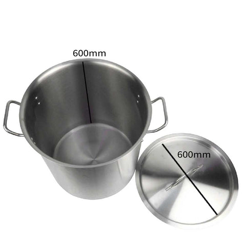 170L Top Grade 18/10 Stainless Steel Stockpot